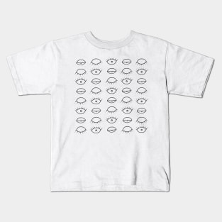 Three Eyes Pattern Kids T-Shirt